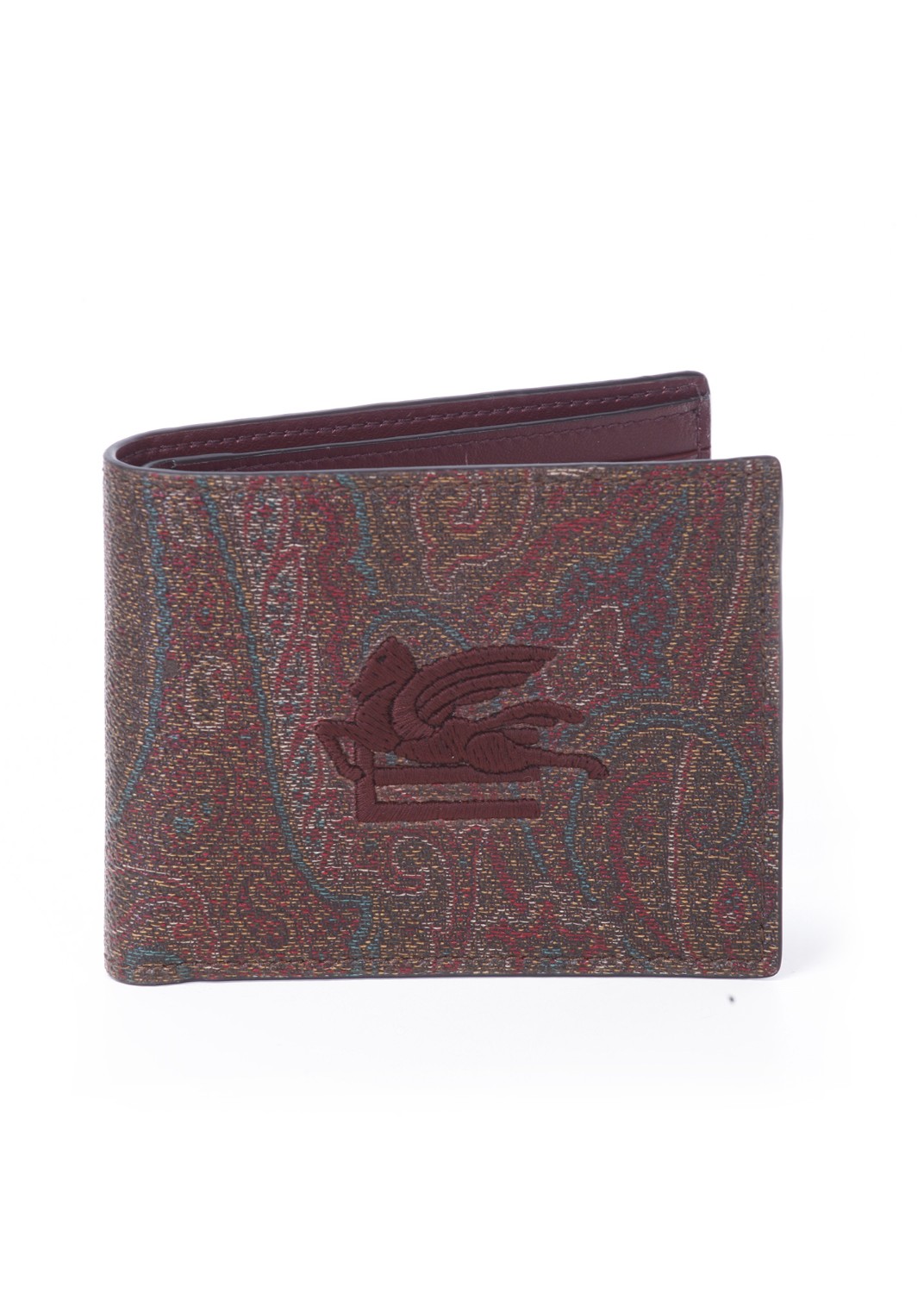 shop ETRO  Portafoglio: Etro portafoglio piccolo realizzato nell'iconica tela Paisley jacquard, arricchita dal logo ETRO Pegaso ricamato a filo dall'effetto tridimensionale.
Dimensioni: 11 x 9 cm
Esterno: Tessuto di cotone Paisley jacquard spalmato con grana opaca e doppiato in tela.
Interno: 100% pelle di vitello.
Fodera: 100% nylon.
Ricamo: 100% poliestere.
Scomparto per banconote.
Tre spazi porta carte.
Tre tasche piatte.
Made in Italy.. 1F557 7863-0600 number 7178189